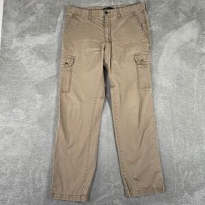 Banana Republic Cargo Pants Mens 34x32 Khaki Utility Casual Workwear